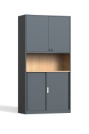 Cabinet with hinged and sliding doors HDW-C-K04