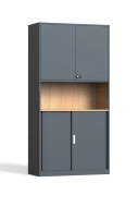 Cabinet with hinged and sliding doors HDW-C-K04