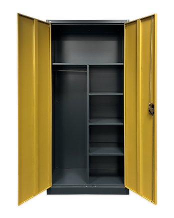 Large-volume cabinet JF-C34 anthracite/imitation dark wood - 2