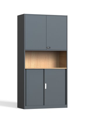 Cabinet with hinged and sliding doors HDW-C-K04