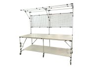 Work table on wheels with laminate top 23080393