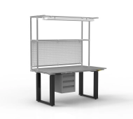 ESD Electrically Height-Adjustable Workbench with Extension