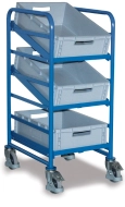 Trolley with plastic crates type sw-610.102