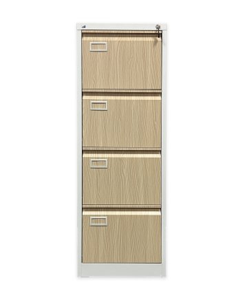 Four-drawer filing cabinet V04 for A4 format