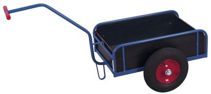 Two-wheel hand trolley, zu-1282, bed area 1105 mm x 535 mm