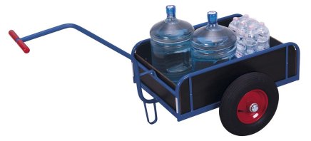 Two-wheel hand trolley, zu-1282, bed area 1105 mm x 535 mm - 3