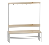 Changing room bench A6780 - width 1500 mm