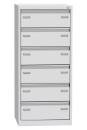 File cabinet with six drawers for A5 format KAR-52-C6