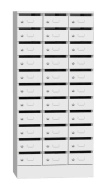 Mail sorting cabinet SVO_33_A33 with drop