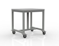 Welded Workshop Table on Wheels 24030650