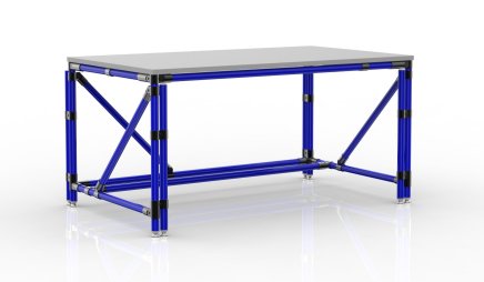 Height-adjustable table from tube system 24041230 - 3