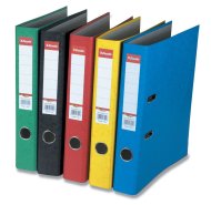 Esselte Rainbow 50 mm lever file - color red