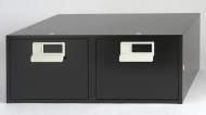 Metal card filing cabinet Bisley FCB25