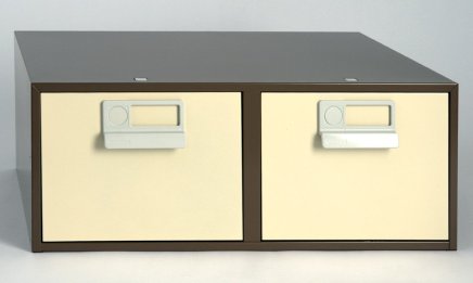 Metal card filing cabinet Bisley FCB25 - 7