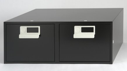 Metal card filing cabinet Bisley FCB25