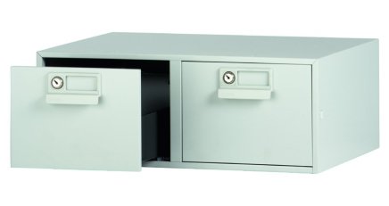 Metal card filing cabinet Bisley FCB25 - 4
