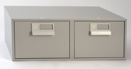 Metal card filing cabinet Bisley FCB25 - 3