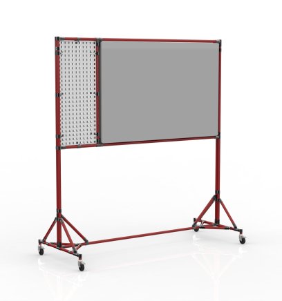 Double-sided magnetic board with perforated panel 24042531 - 2