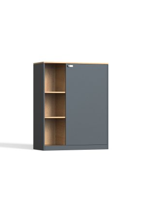 Cabinet with shelves and niche HDC-ZHC