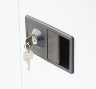 Replacement handle with lock for cabinets E782A04, E722A03 and E402A01