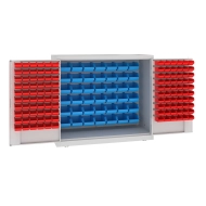 Workshop cabinet MSW112/5-11s with plastic boxes