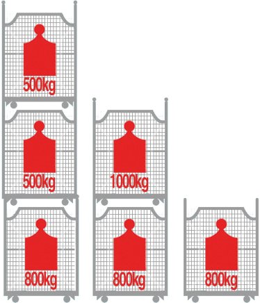 Stackable mobile container Universal Corlette® vc-120.599 - 4